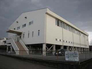 安中市松井田北中学校耐震補強の外壁